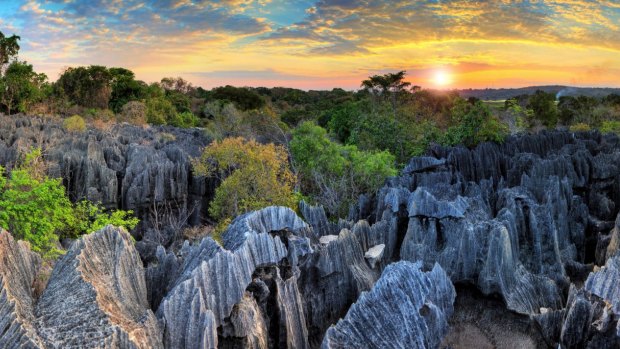 The unique geography of western Madagascar.