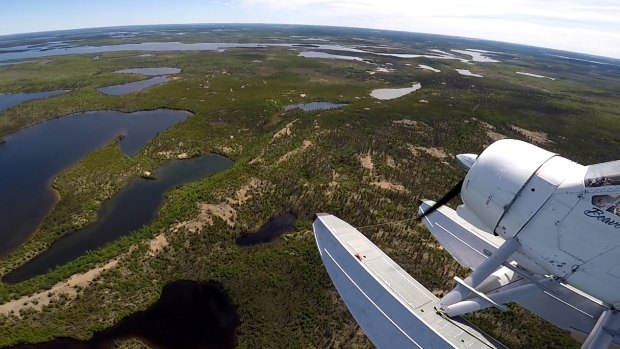 From the air, it's apparent why Manitoba is the lake province.