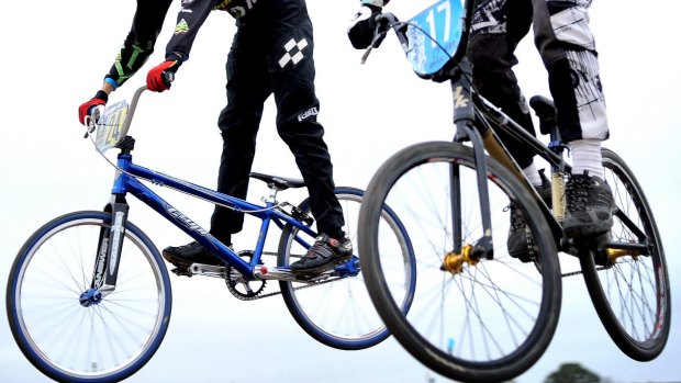 Police say the bicycles were similar in design to a BMX. 