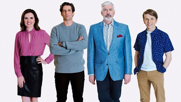 Talkin' 'Bout Your Generation: Robyn Butler, Andy Lee, Shaun Micallef and Laurence Boxhall.