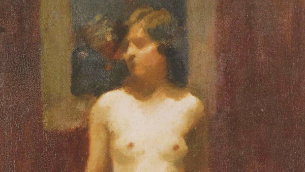 Molly Dean is the model in Standing Nude by Colin Colahan (1897-1987). Sotheby's Australia. From A Scandal in Bohemia, by Gideon Haigh.