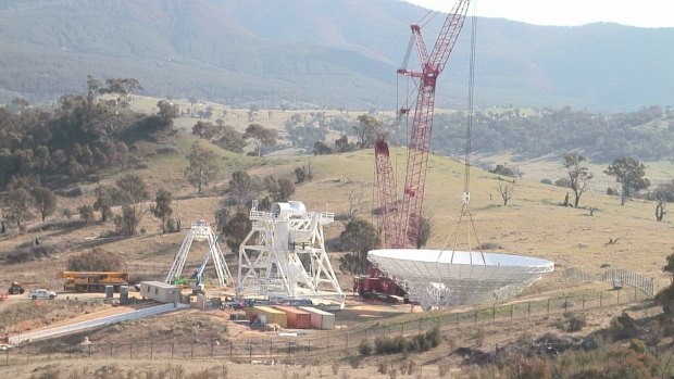 The 34-metre dish failed to get off the ground on Wednesday.