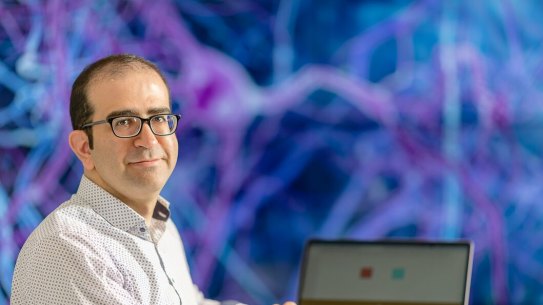 Dr Amir Dezfouli has developed technology to help psychiatrists diagnose and treat mental health disorders. 