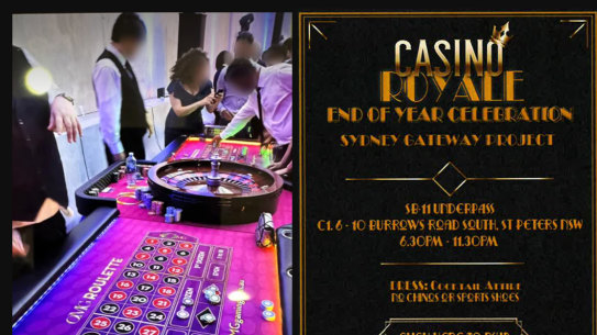 Sydney Gateway party.