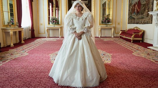Emma Corrin as Princess Diana in Netflix's upcoming fourth series of The Crown. 