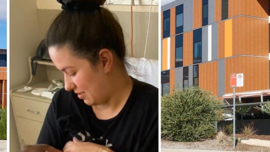 Tamworth Hospital was on bypass when Issie Dewberry went into labour.