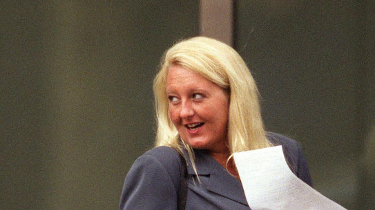 Nicola Gobbo outside the Supreme Court in 2004, at the height of her criminal defence career.