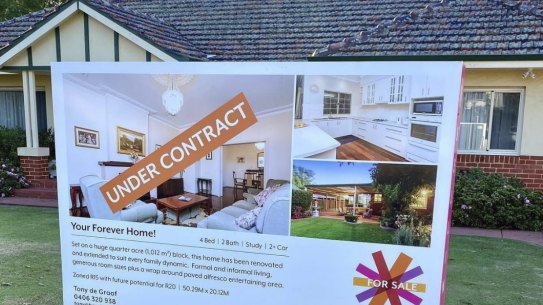 Perth’s houses are selling nearly twice as fast as this time last year. 