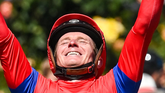 Jockey James McDonald on the winner of the 2021 Melbourne Cup, Verry Elleegant
