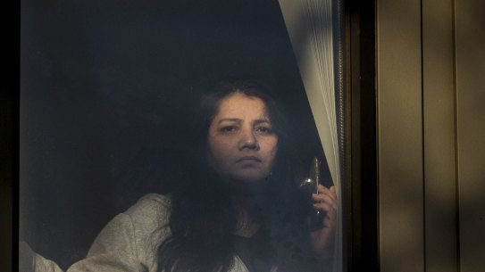 Shivrani Choudhary was confined to home after her Wollert business was visited by an infected delivery driver. 