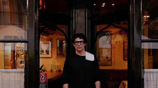 Anton Forte pictured outside his Le Foote restaurant in The Rocks.