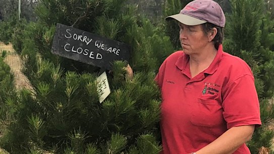 Lynette Keneally was forced to close her farm due to the threat of bushfires.