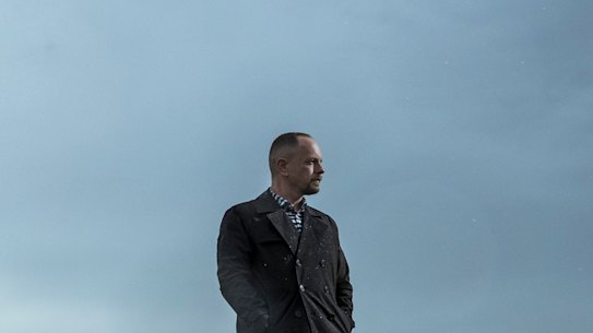 Melton city council candidate Phillip Zada stands in the Mt Atkinson town centre, which until last week was the place for a future Westfield shopping centre.