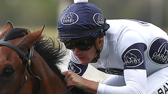 Former kiwi I’mintowin wins his first Australian start at Rosehill last year.