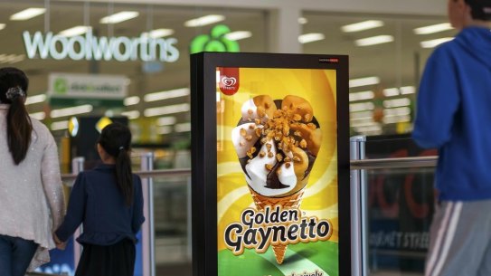 Shopper Media installs screens in malls, which display ads that are tailored to the activity of customers logged into the free WiFi network.