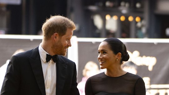 The Duke and Duchess of Sussex in July. 