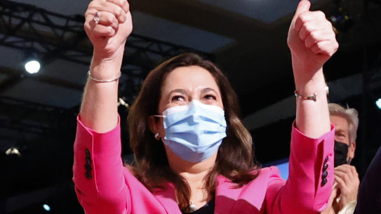 Premier Annastacia Palaszczuk after south-east Queensland was awarded the 2032 Games. 