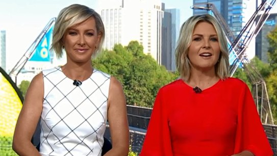 Deb Knight and Georgie Gardner on the "new-look Today".