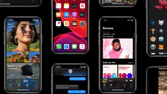 Dark Mode, a redesigned Photos app and several other new features are available now in the iOS 13 beta.