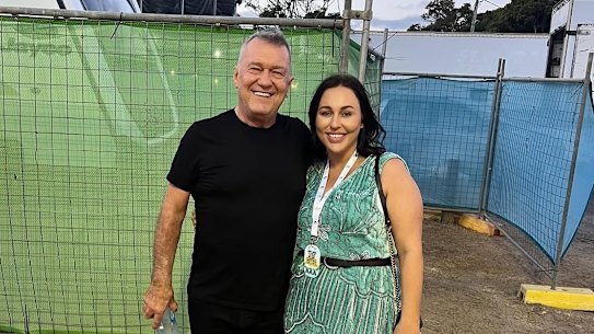 Jimmy Barnes with his daughter Katy Lee Carroll.