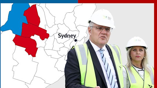 Scott Morrison and Melissa McIntosh, the Member for Lindsay, which received $23.1m in grants.