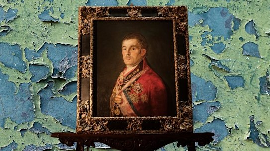 The stolen Duke of Wellington paining.