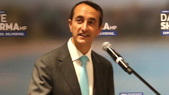 Dave Sharma launched his re-election campaign at the InterContinental Hotel in Double Bay on Sunday.