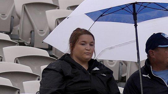 Football games were played to empty stadiums on Saturday after the federal government banned gatherings of more than 500 people.