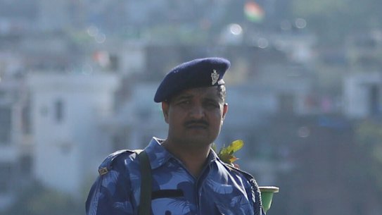 India's security forces were on high alert ahead of the Supreme Court's verdict Saturday.