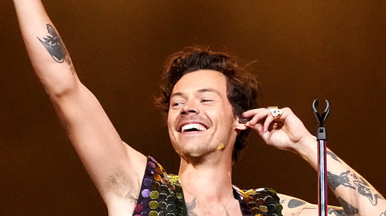 Harry Styles, whose song As It Was was the most-played song on Australian radio in 2022. 