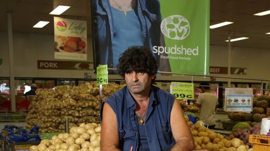 Tony Galati with potato displays, at his Spud Shed retail outlet in Jandakot, Perth, Western Australia. Photographed on 20th April, 2015. Photo by Philip Gostelow Tony Galati with potato stocks in the warehouse at his Spud Shed retail outlet in Jandakot, Perth, Western Australia. Photographed on 20th April, 2015. Photo by Philip Gostelow