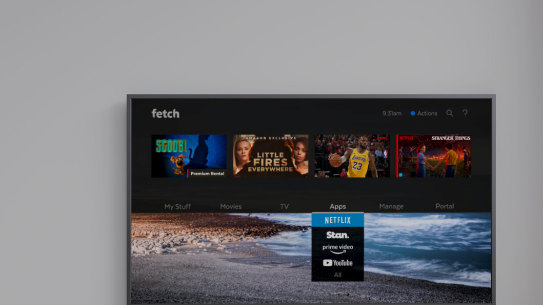 Telstra is considering buying a major stake in Fetch TV.