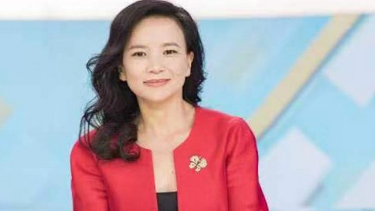 Australian journalist Cheng Lei, seen here on air on Chinese English-language news channel CGTN, has returned to Australia after a long period of detention in China.