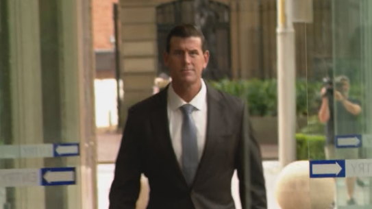 Ben Roberts-Smith arrives for his 10-day appeal against a decision dismissing his defamation case over reports in The Age and The Sydney Morning Herald.