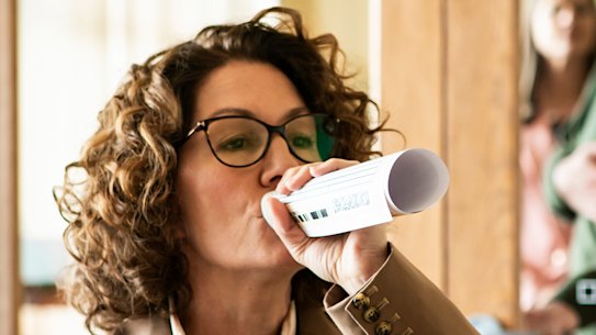 Kitty Flanagan co-writes, co-directs and stars in <i>Fisk</i>.