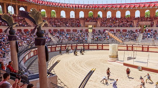 The Colosseum-like ampitheatre.