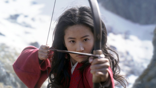 Liu Yifei in the title role of Mulan. 