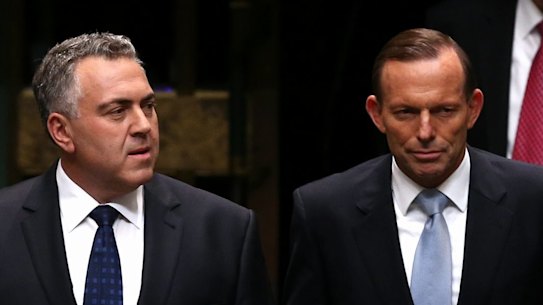 The Abbott government in 2014, under treasurer Joe Hockey introduced a budget repair levy on high-income earners to help bring down the deficit.