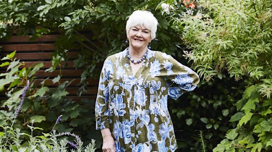 Stephanie Alexander in her inner-city garden.