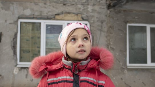 Children are among the biggest victims in eastern Ukraine. Photos supplied by UNICEF.