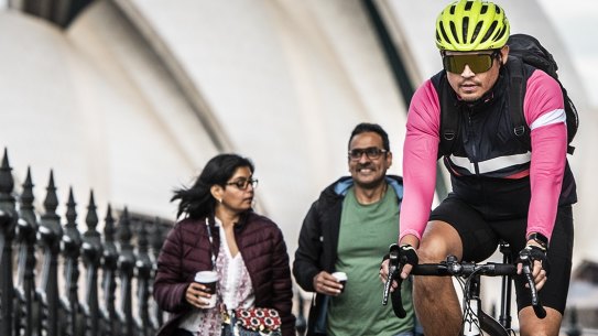 The NSW government plans to build a shared bike and walking path from Parramatta to the CBD.