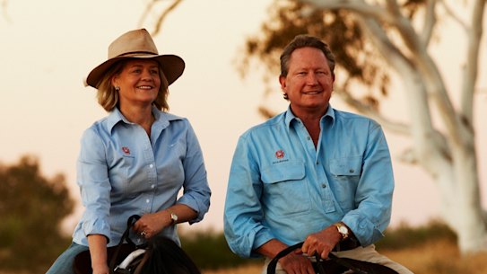 Andrew and Nicola Forrest are now the proud owners of boot brand RM Williams.