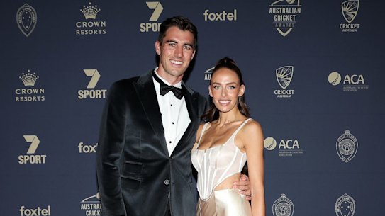 Pat Cummins and Becky Boston.