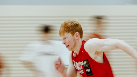 NBA Global Academy guard Josh Dent.