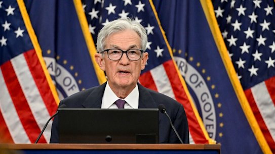 Jerome Powell speaks in his final post-meeting press conference as chairman of the US central bank.