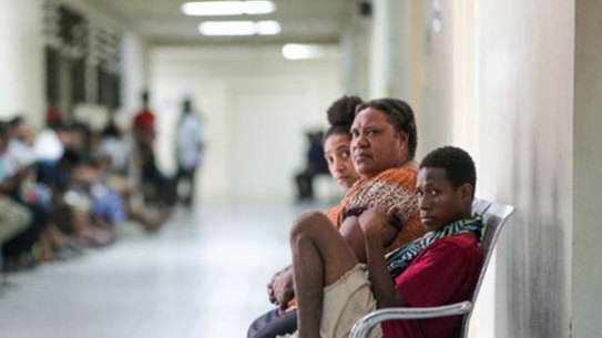 Papua New Guinea’s frontline health services are straining under the impact of the pandemic.