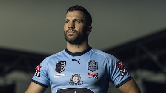 12th July 2022
NSW State of Origin Captain James Tedesco at Suncorp Stadium.
photo: Glenn Hunt / Sydney Morning Herald .