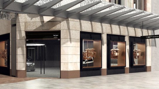 The Pitt Street Mall, Sydney, Genesis dealer