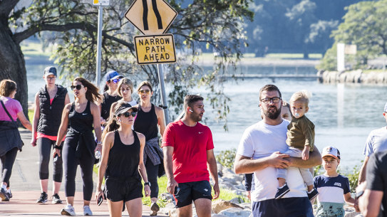 Planning Minister Rob Stokes says the volume of people taking to open air exercise has highlighted the lack of appropriate spaces.