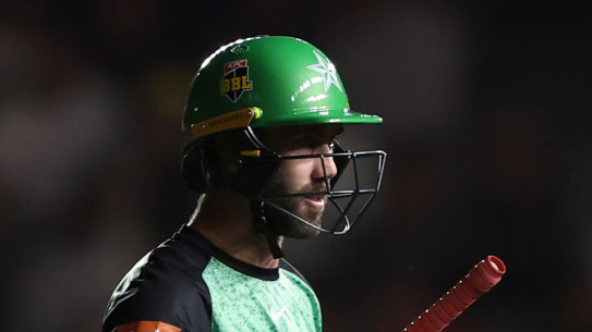 Maxwell after being dismissed for the Melbourne Stars.